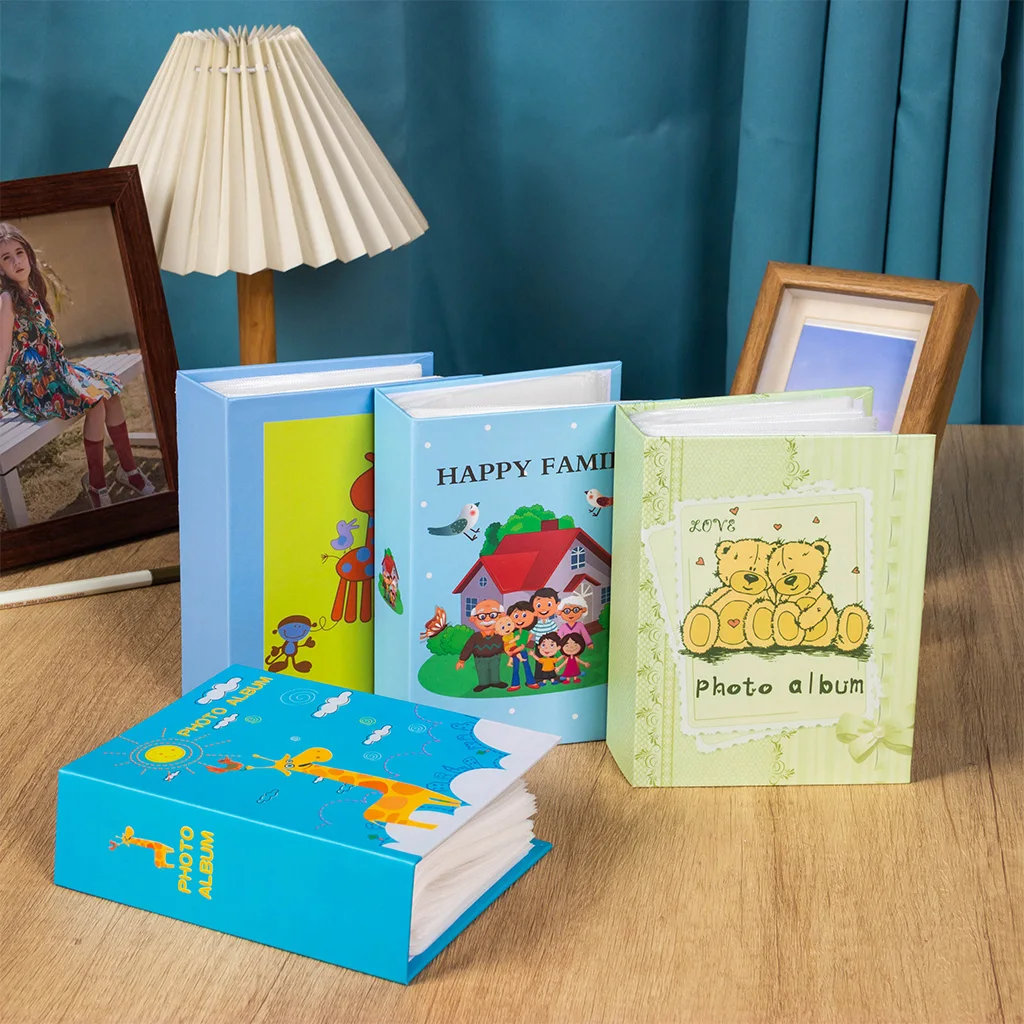 Fotoalbum Lovely Series 4R6 Zoll, fasst 100 Fotos, universelles Geschenk für Feiertage, Familienerinnerungen, Aufbewahrung