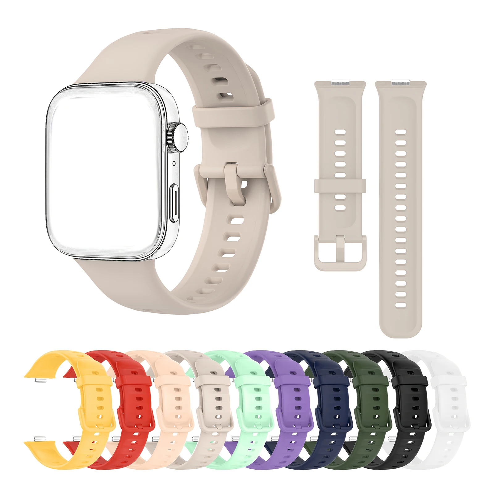 Silicone Strap For Huawei Watch Fit 4-4 Pro Woven Sports Smartwatch Wristband Watchband Correa Huawei Watch Fit 3 Strap Bracelet