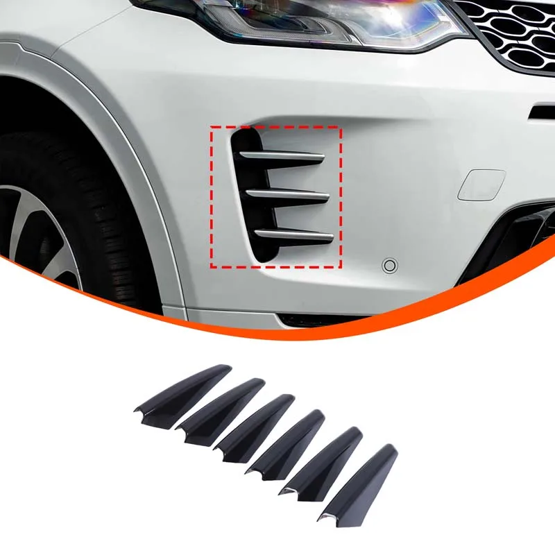 For Land Rover Discovery Sport 2024 2025 Front Bumper Lip car Accessories Splitter Body Kit Spoiler Diffuser Gloss Black Style