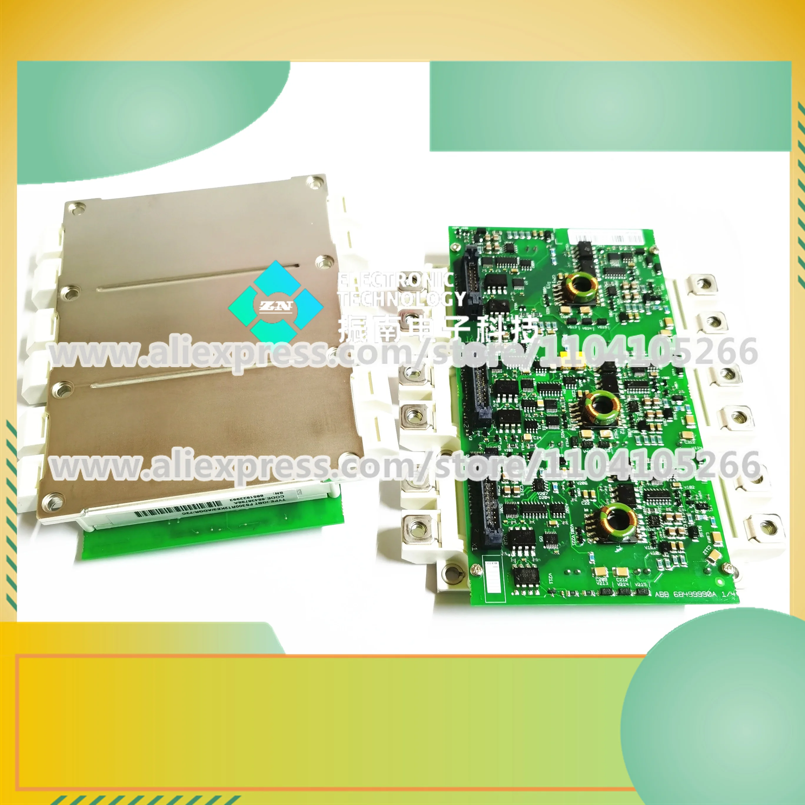 Igbtモジュール付きの新しいドライブボード,FS225R12KE3-S1 A5e00825003 A5e00824994