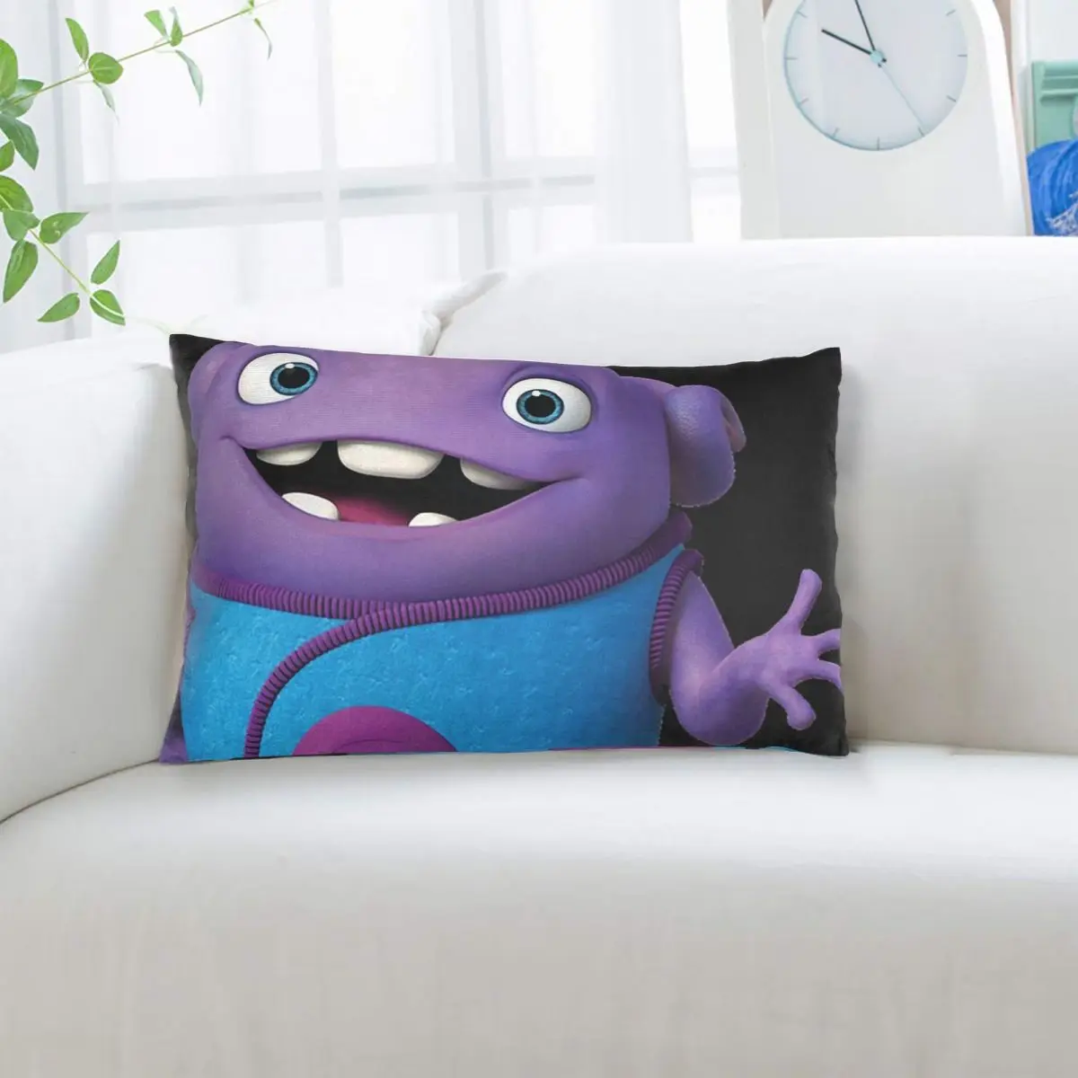 

Oh The Boov Rectangle Pillowcase Cushion Cover Decorative Bedroom Bed Home Comfort Throw Pillow