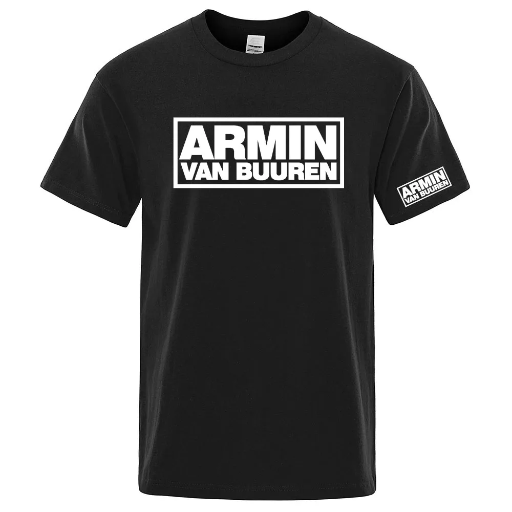 Armin Van Buuren Men's regular short-sleeved shirts are suitable for summer with round neck designs T shirt