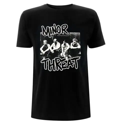 Minor Threat Xer Black Official Tee T-Shirt Mens