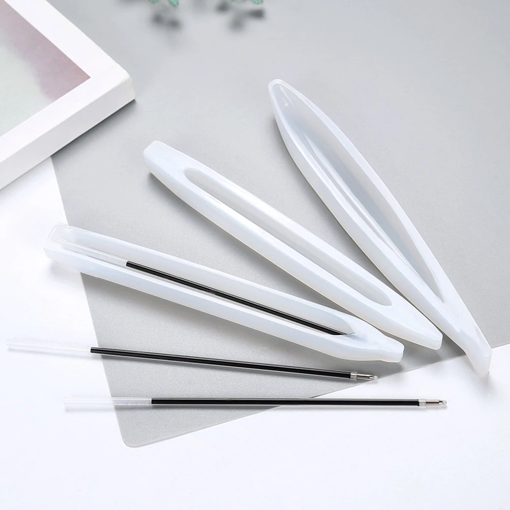 

Silicone Epoxy Molds for Ballpoint Pen DIY Crafts Replacement Refills Pens Mold Casting Kit Student Art Project Jewelry