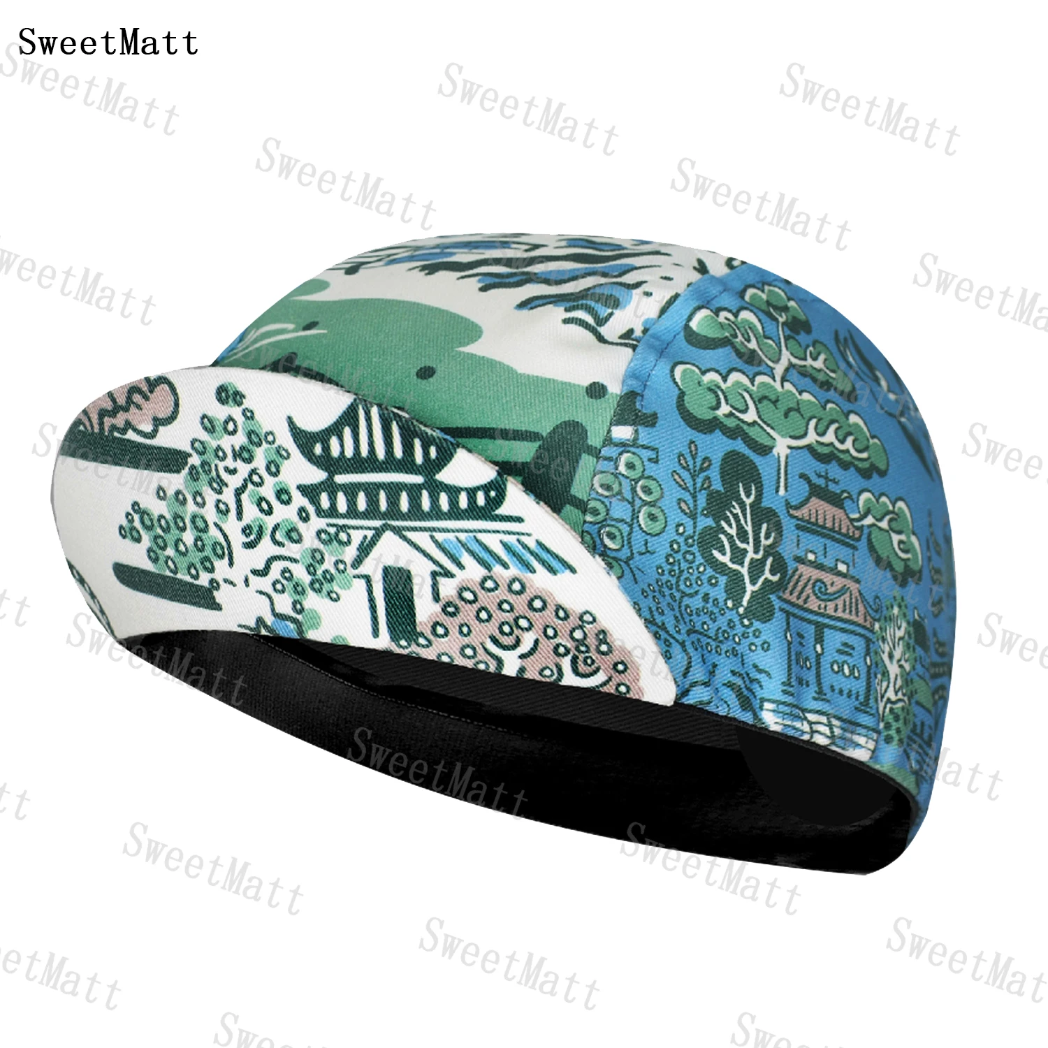 SweetMatt Polyester  Cartoon Series Cycling Caps Quick Dry Moisture Wicking Men  Women Bicycle Road Bike Hats Outdoor Sports