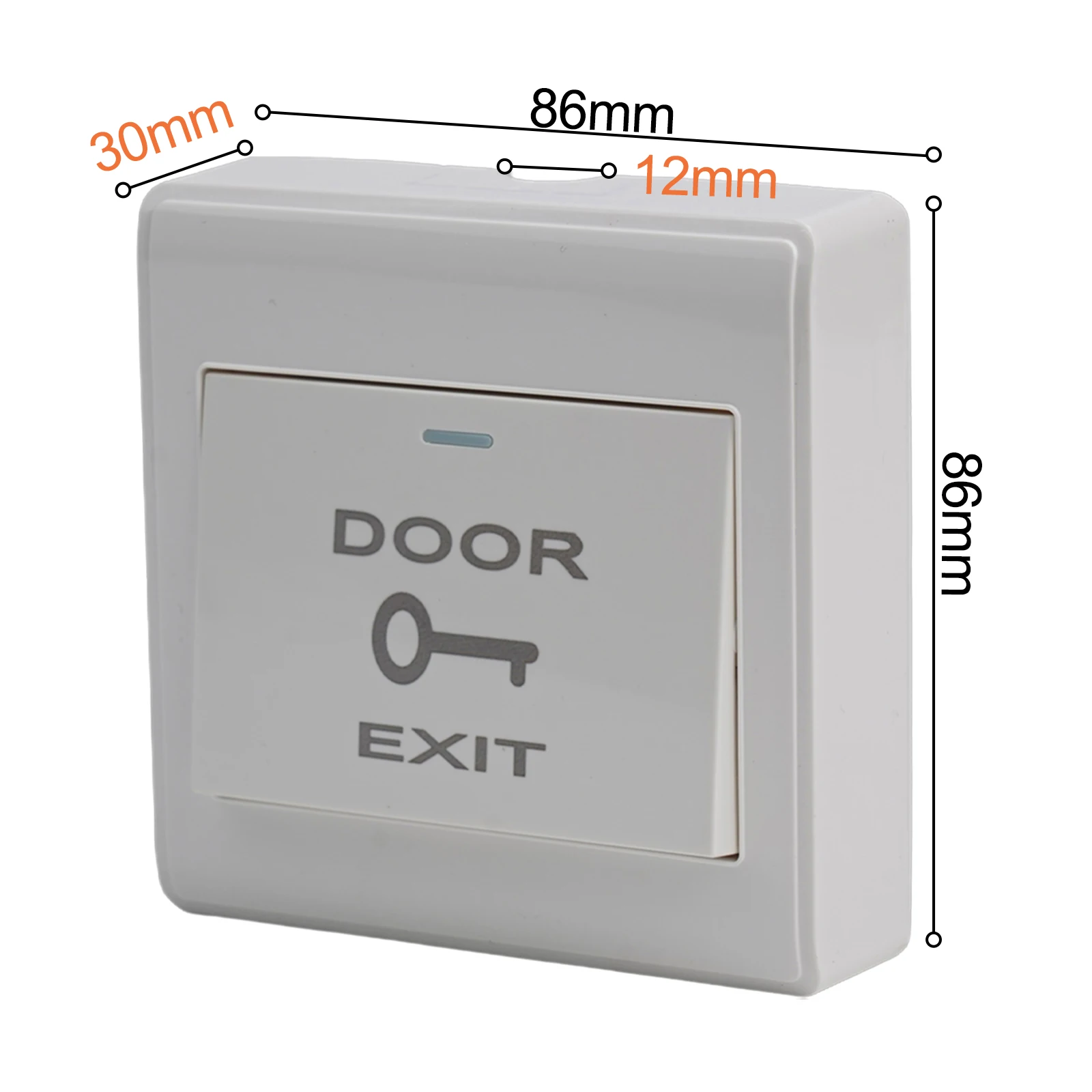 Maintenance Made Easy Disassemble With Screwdriver Luminous Indicator Bar PushButton Door Access Control System