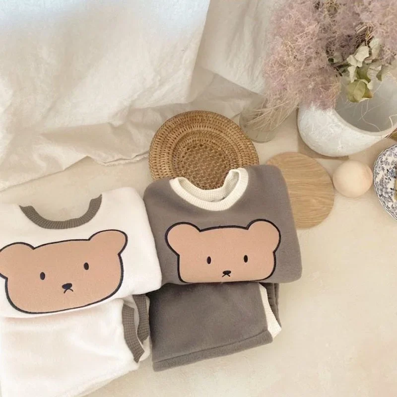 Korean Infant Set Baby Outing Clothes New Baby Clothes