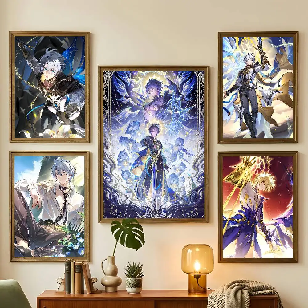 Honkai Star Rail Phainon Poster For Bedroom Gamer Room Decor Restaurant Wall Trendy Aesthetic Gift