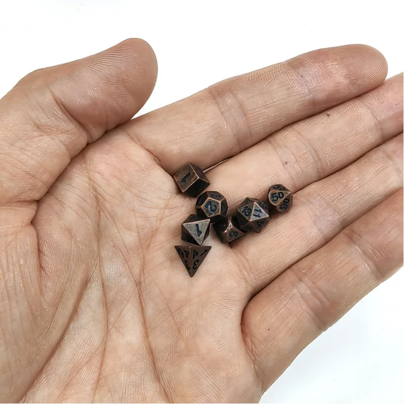 

Металлические Мини-кости в стиле ретро для ролевой игры