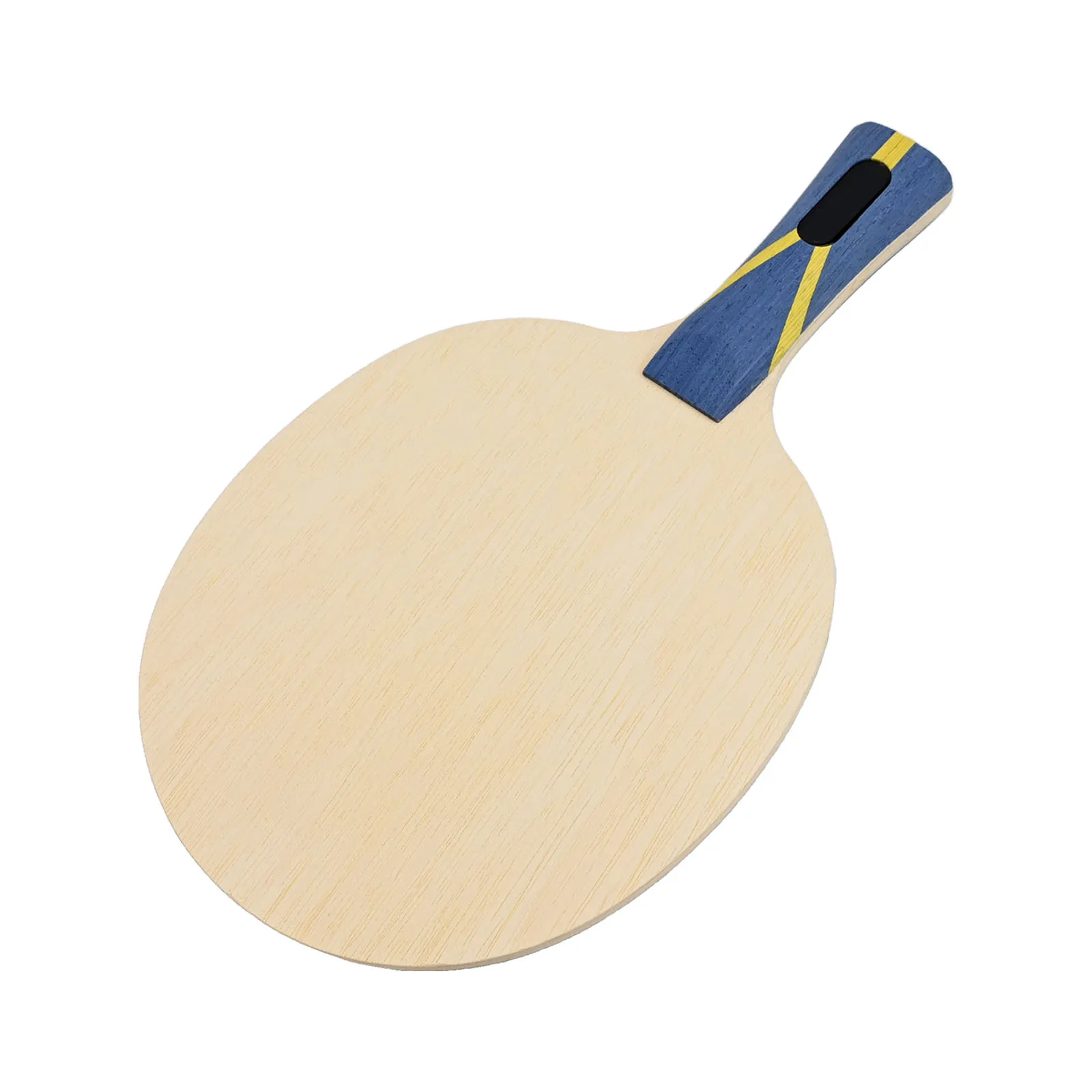 1pc Table Tennis Blade Table Tennis Racket Bottom Plate Table Tennis Bat Paddle Non-slip Long Handle 5 Ply Solid Wood Base