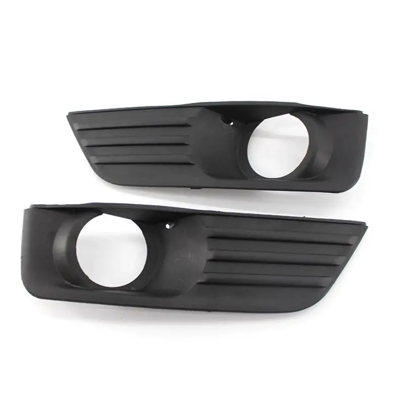 1Pair Front Lower Bumper Fog Light Covers Grille Mesh Hood Grills 4M51-19952-A 4M51-19953-A For Ford Focus 2004-2008-A67F