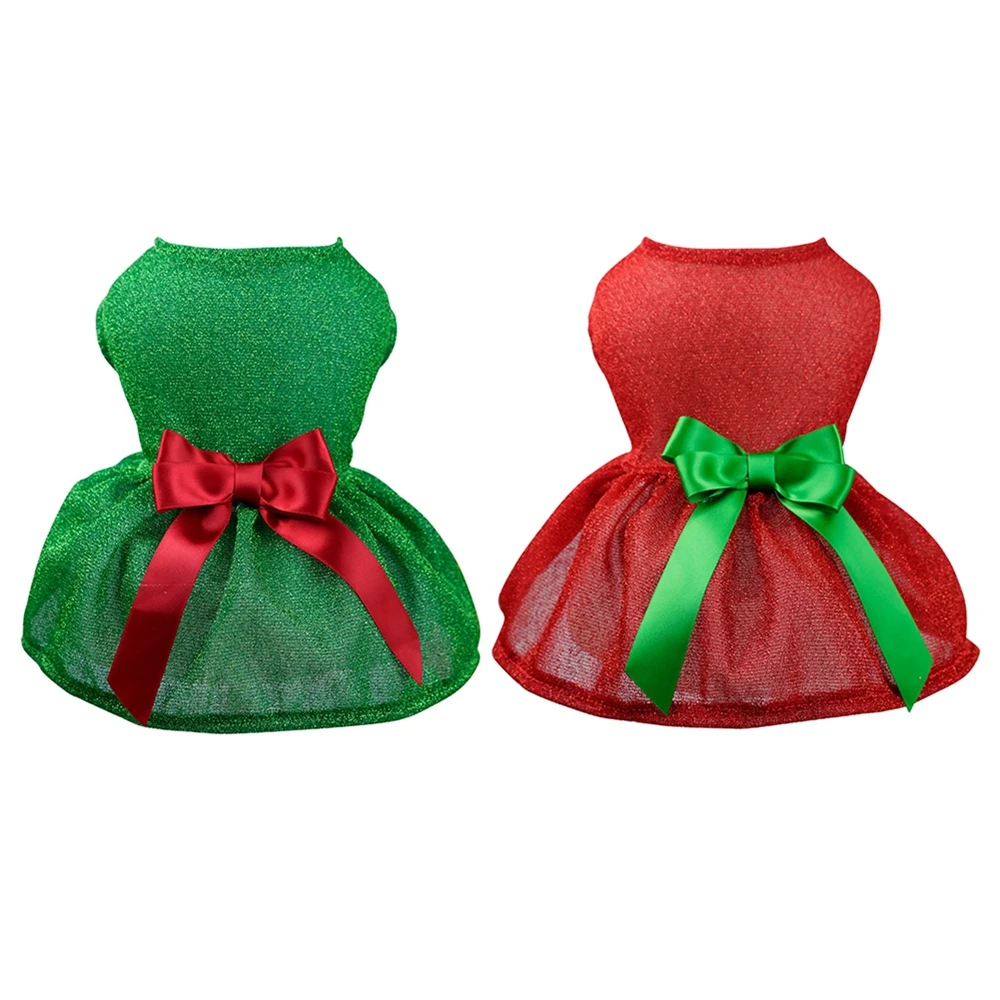 Pet Skirt Shiny Series Dress Funny Halloween Pet Cat Dresses Small Dog Clothing Cosplay Cat Costume Christmas Dress Up Skirt