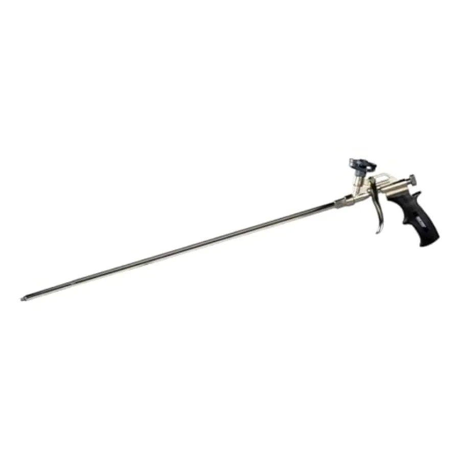 

Spray Foam Gun 2' Long Nozzle High Precision Adjustable Flow Control Contractor-Grade Pro Applicator for Insulating Foam Sealan