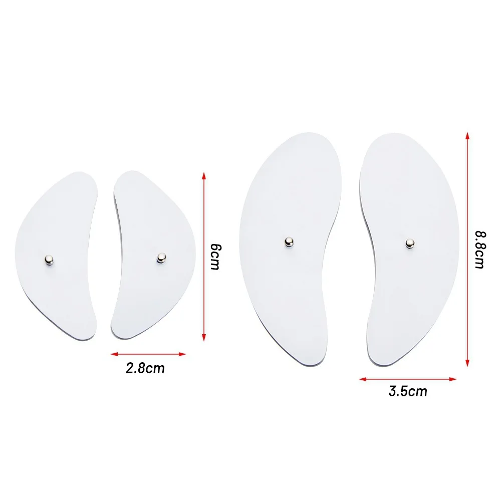 5Pairs Big +5Pairs Small Face Electrode Pads EMS Muscle Stimulator Facial Lifting Jawline Massager Tens Acupuncture Patches