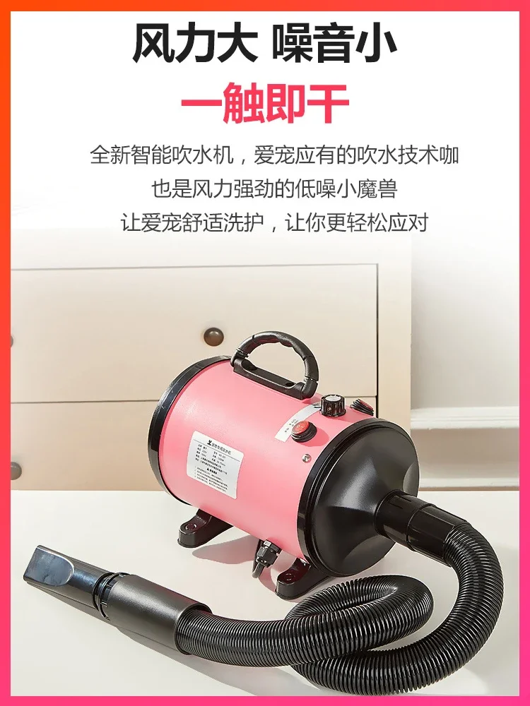 Pet water dryer Blow suction integrated dog hair dryer large dog high power cat pet bath hair blowing artifact