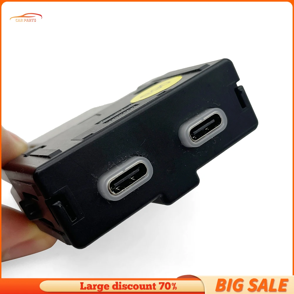 Automobiles And Spare Parts Dual USB Ports For VW Caddy Atlas Touran 5T ID4 For Skoda Kodiaq 3G5 035 718 A 3G5035718A