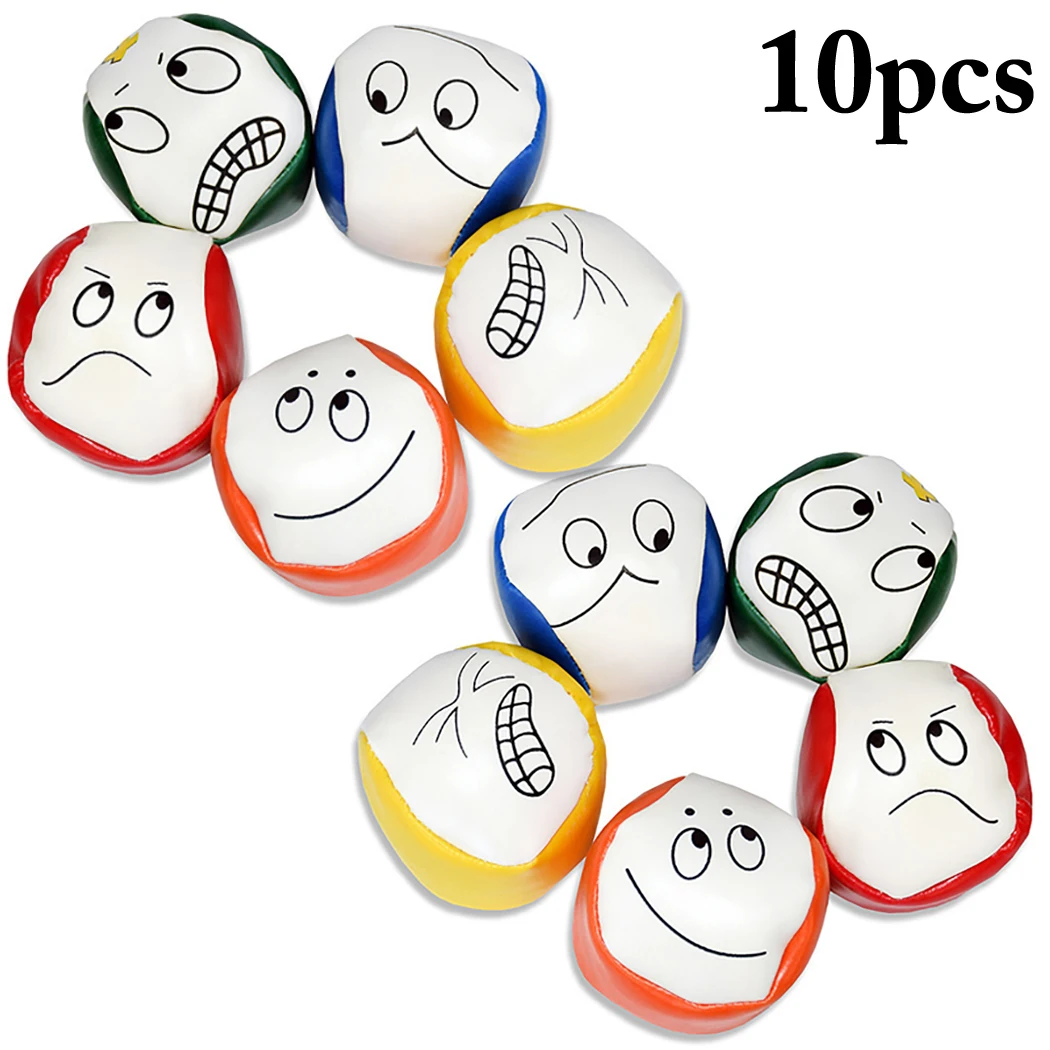 10PCS Juggling Ball Creative Funny Educational Juggle Ball Play Ball For Kids Durable Juggle Ball Juggling Balls Kid Outdoor Toy