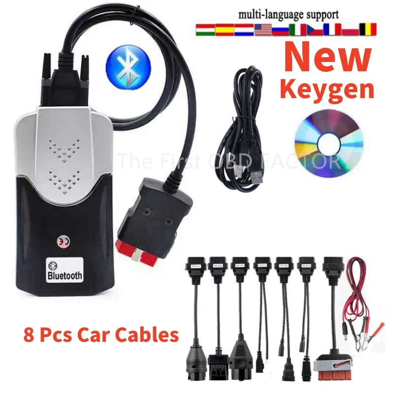 New Obd Obd2 Diagnostic VdIJk Autocoms Pro Vd Ds150e Cdp 2021.11 KEYGEN TNESF DELPHIS ORPDC Cars Trucks Scanner Tools Bluetooth