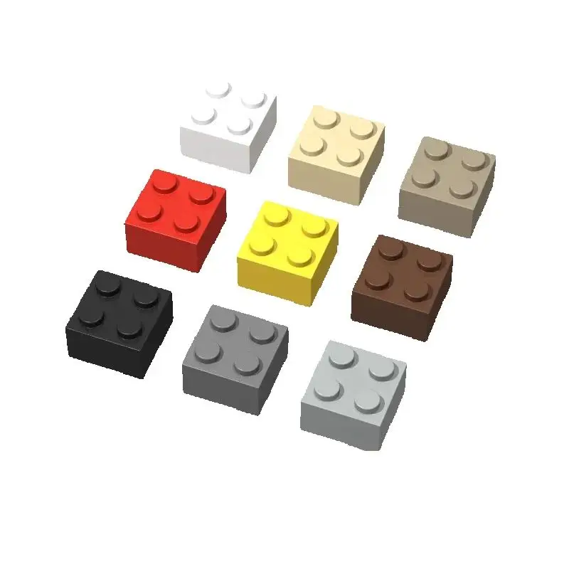 

500pcs 2x2 Dots Thick Figures Bricks Assemblage Contruction Building Blocks Compatible With 3003 Educational Toys For Children