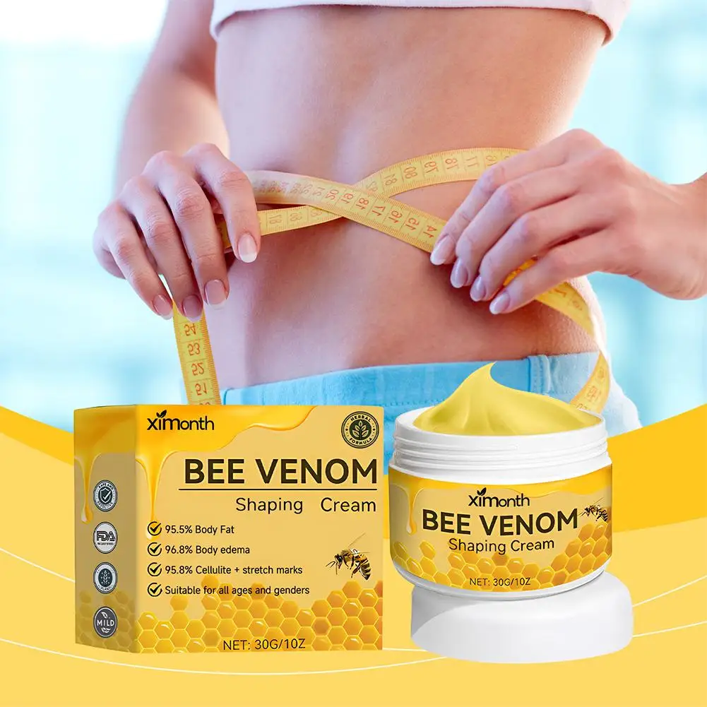 Creme De Perda De Peso De Bee Essence, Emagrecimento Queima De Barriga, Escultura De Gordura, Refirmamento De Shaping, Loção Levantadora, Corpo Abdominal, Novo, G3E7