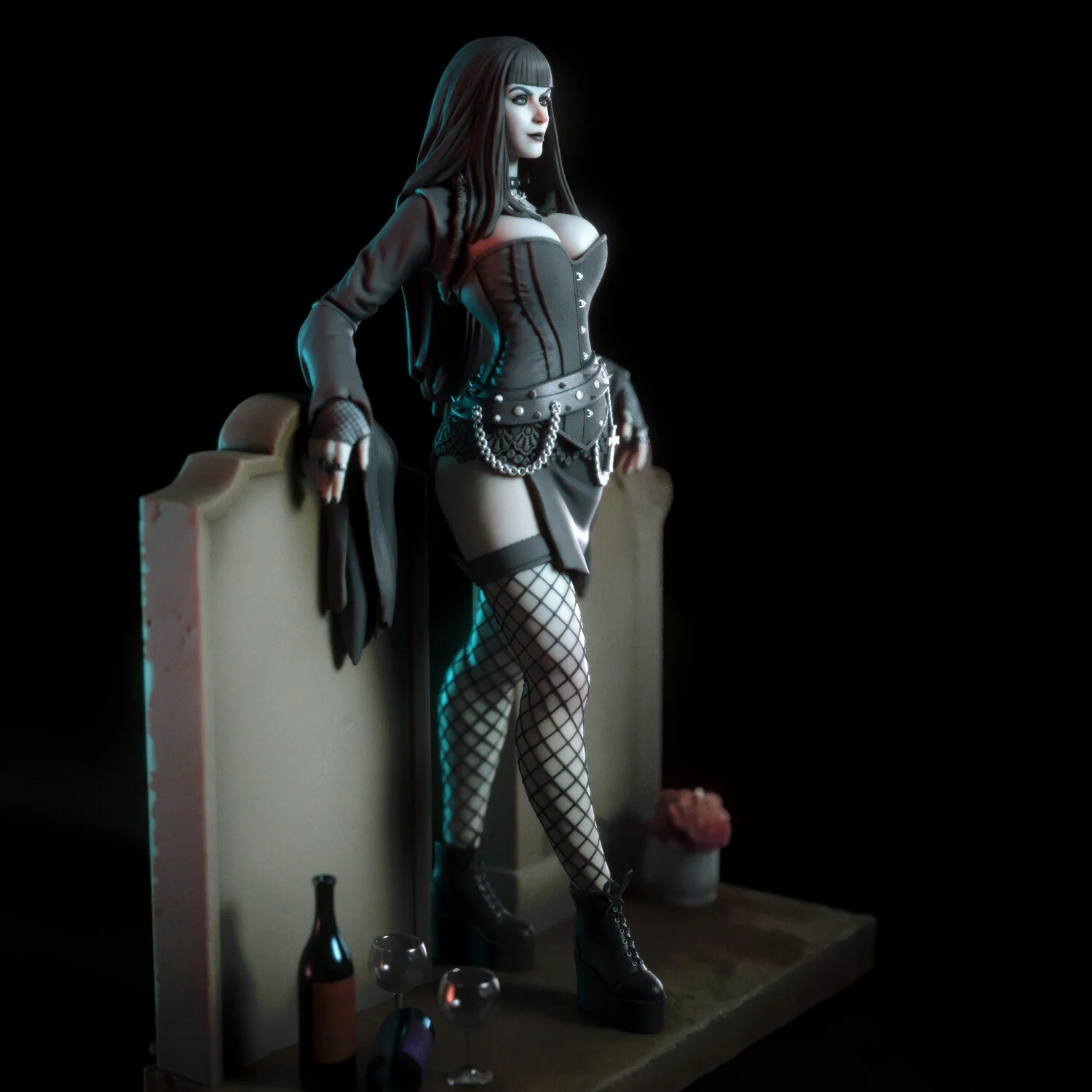 

Масштабная фигурка из смолы 1/24: Рэйвен, прислонившаяся к стене, Nsfw, две версии, набор для сборки, неокрашенный, 3D-печать, игрушка для самостоятельной сборки.