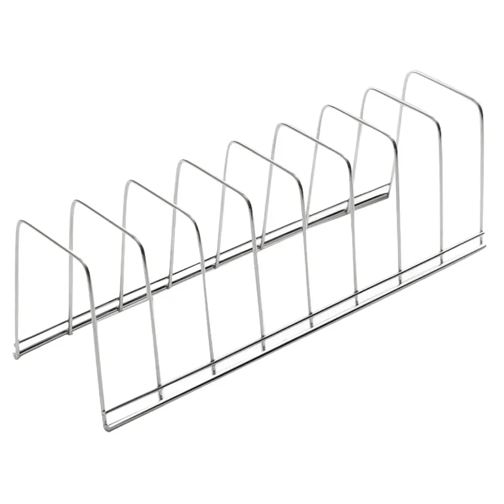 

Stainless Steel Supply Rack with 8 Compartments Drying Tray for Kitchen Multi-Functional Dish Rack Counter Bowl Holder
