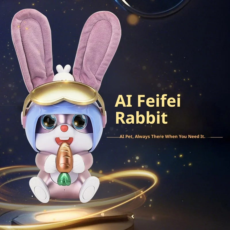 

Интеллектуальный интерактивный робот-кролик AI Smart Flying Rabbit: развивающая игрушка-компаньон для детей, говорящая игрушка для девочек, подарок на день рождения