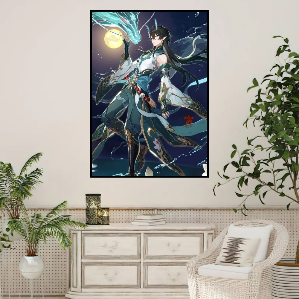 Honkai Star Rail Fu Xuan Kafka Poster Home Prints Wall Painting Bedroom Living Room Decoration Office