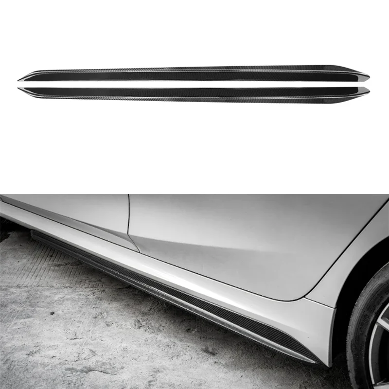 

Mp Style Dry Carbon Side Skirt For Bmw 3 Series G20 Gloss Black Dry Carbon Fiber Side Skirt 2020+ G20 Side Skirts