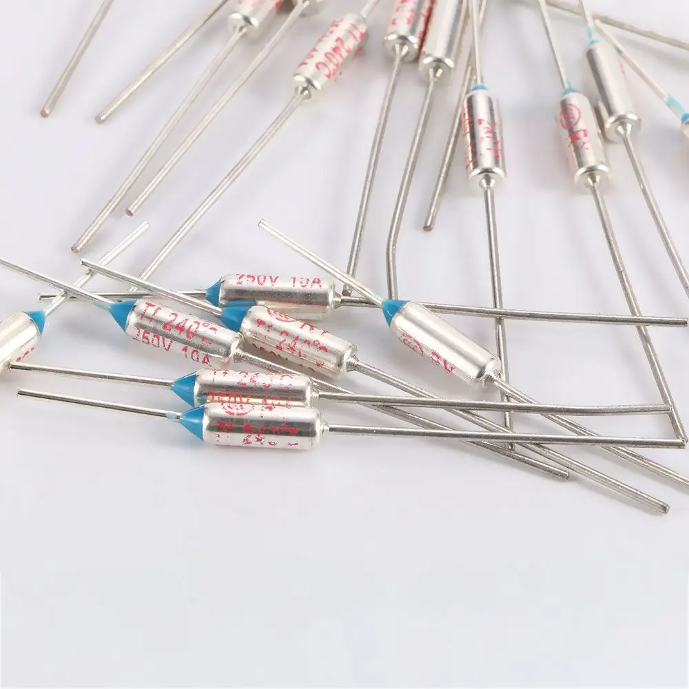 250V TF-240 Rice Cooker Microwave Oven 10A Thermal Fuse Circuit Fuse Temperature Fuse 240 Degrees Celsius