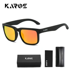 KAROS Trend Square Polarized Sunglasses for Unisex Classic Design Shades Fashion UV400 Protection Men Sun Glasses YZ2019WB