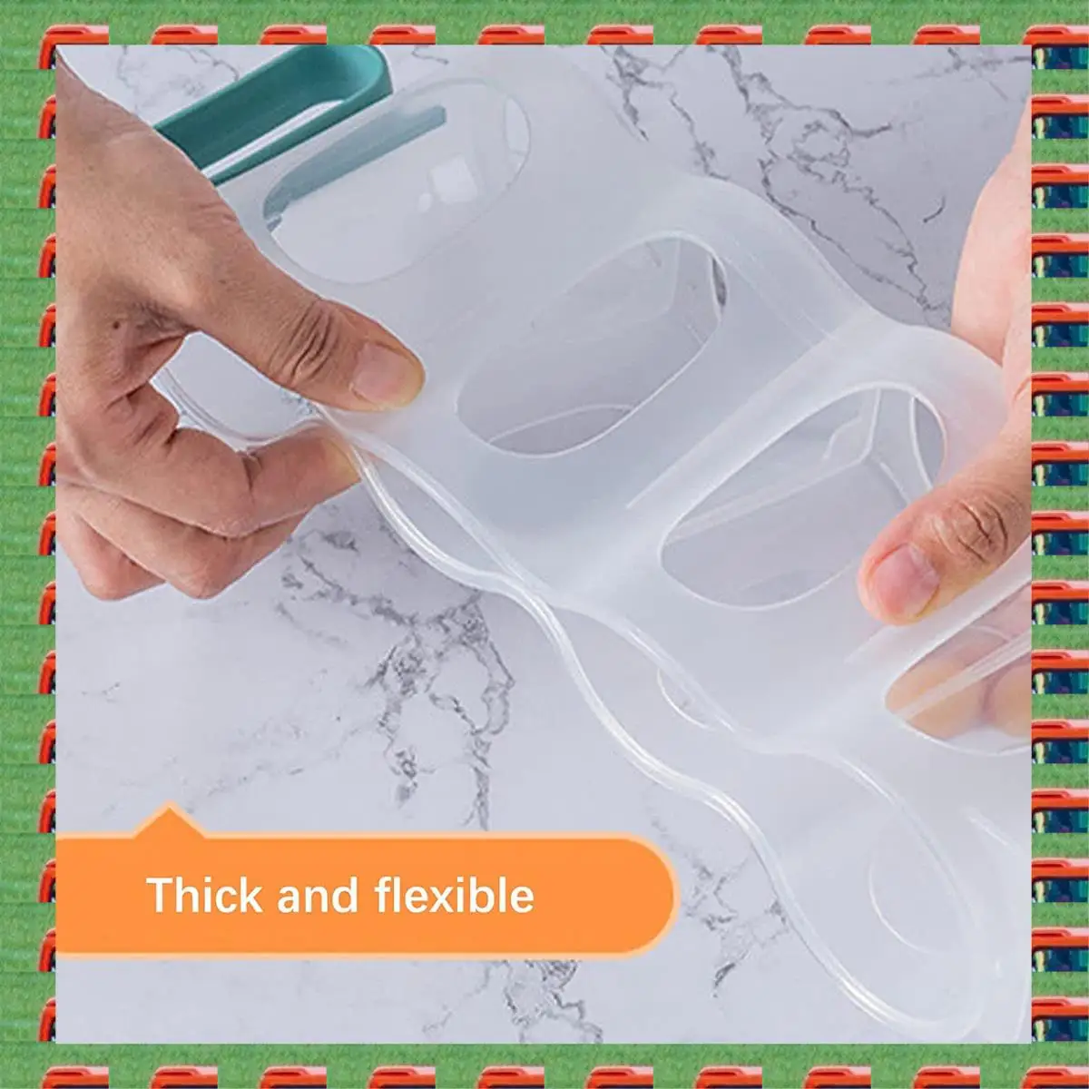 ABMO Portable Soda Can Organizer For Refrigerator Shelves Refrigerator Storage Sliders (3-Pack)