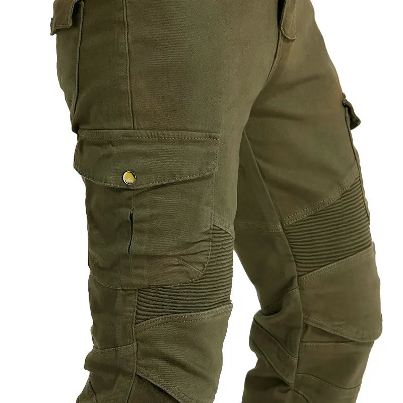 

2026 Fashion New Motorcycle Riding Jeans Racing Pants with Protective Gear Anti-Fall Riding Motorcycle Pants Rider Pants