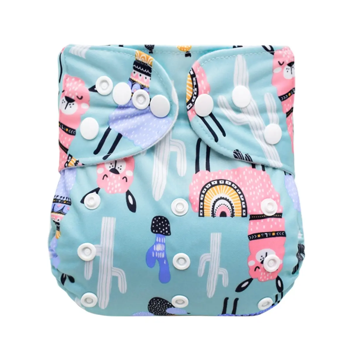 1pcs Baby Diapering Waterproof Reusable Adjustable Eco-Friendly 100% Polyester Baby Cloth Diapers