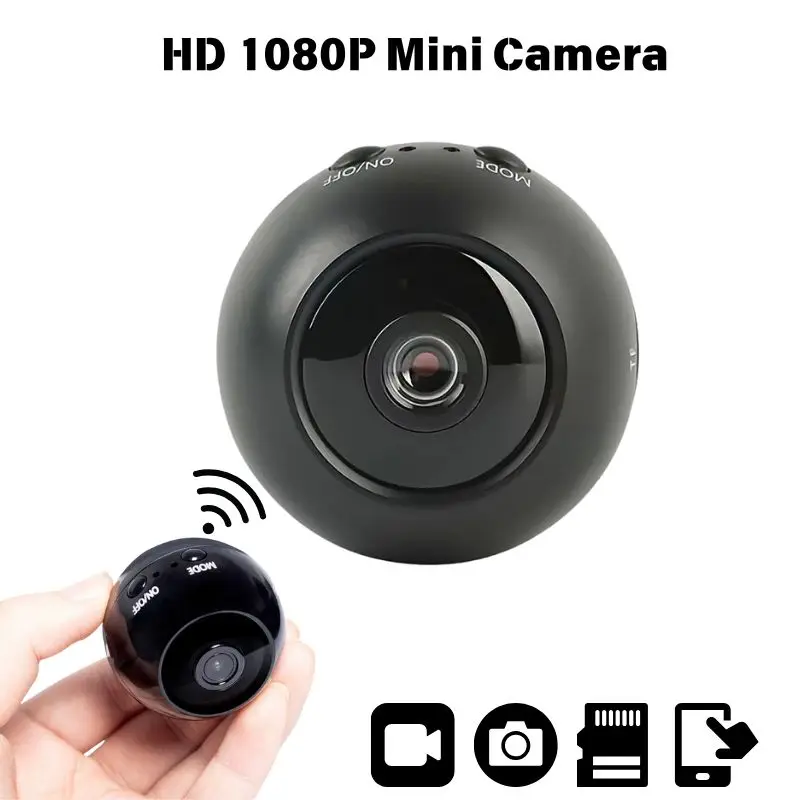 YAKISON WiFi Mini Camera Recorder Wireless Monitoring Security Protection Remote Camera Monitor Camcorders Voice Smart Home