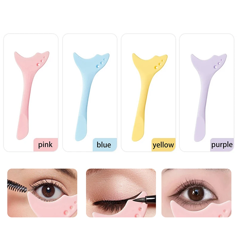 Multifunctionele Eyeliner Applicators Gidsen Mascara Shield Herbruikbare Oogstencils Wimper Oogschaduw Nevus Masker Applicators Make-up