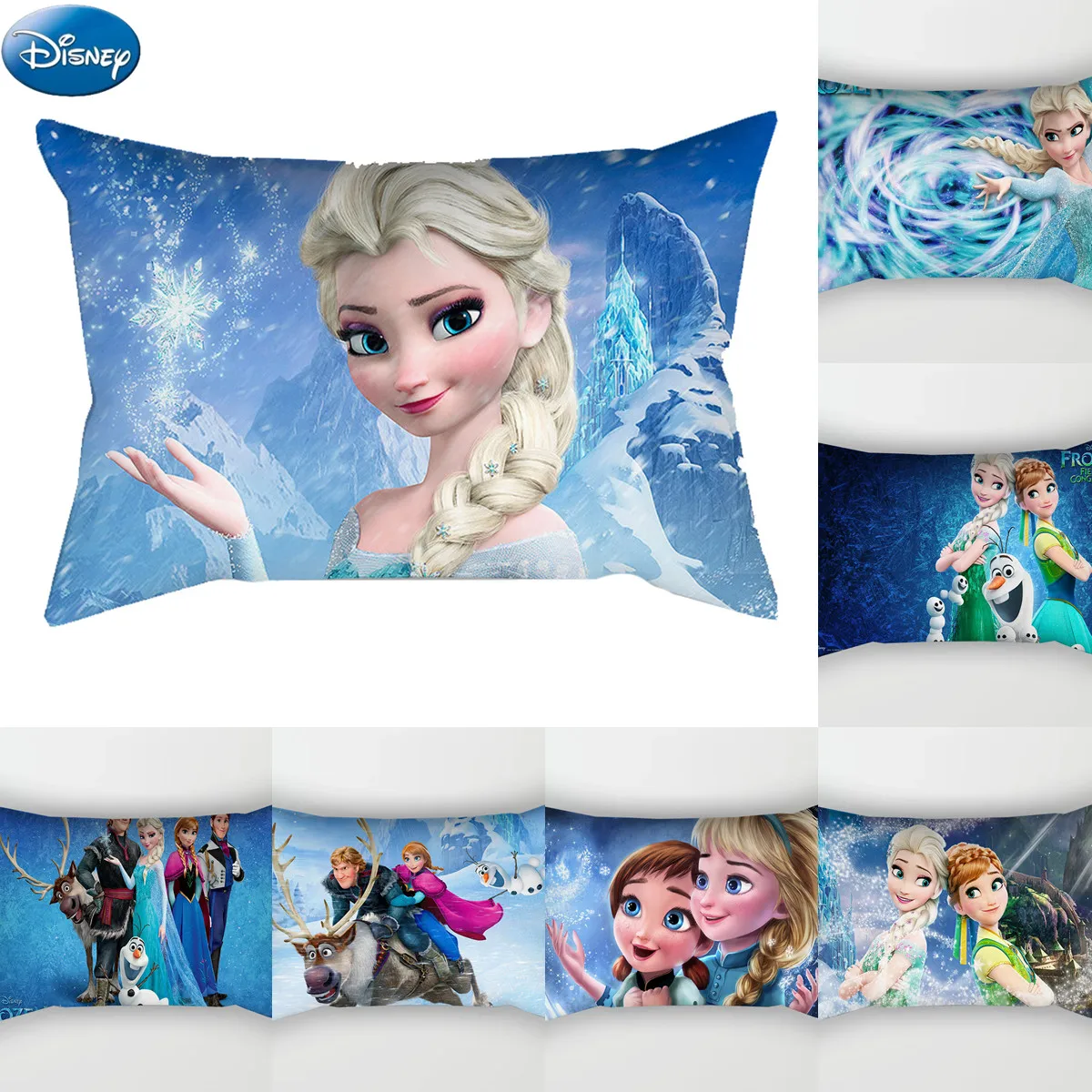 Disney Frozen double sided Elsa Anna Princess Girls Decorative/nap Pillow Cases Cushion Cover Sofa Children Birthday Gift