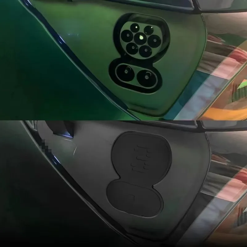 

Для tesla Model 3/Y силиконовая защита от отверстия для зарядного устройства европейского стандарта, заглушка порта зарядки автомобиля, пылезащитная крышка для зарядного устройства