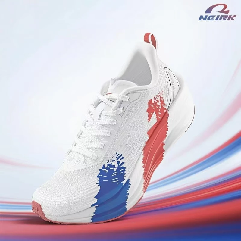 

Shock Absorption Rebound Breathable Running Shoes Hot Selling Nylon Carbon Plate Sports Shoes For Men 003