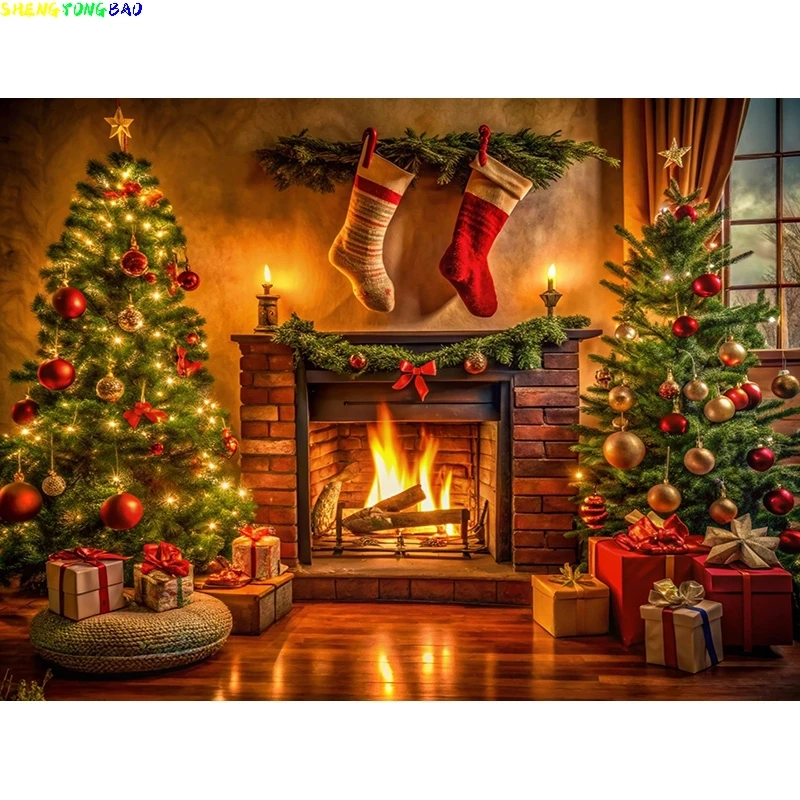 ديكورات خلفية للكريسماس ، باب أمامي ، شرفة ، العام الجديد ، التصوير الفوتوغرافي ، النافذة ، الشتاء ، المساء ، غرفة الكريسماس ، خلفية الاستوديو ، ، ،