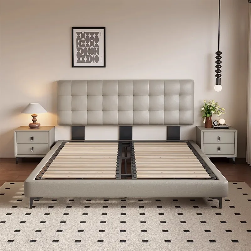 

Frame Full Luxury Bed Apartment Fashionable Lazy Confortable Princess Bed High Quality High End Cama De Casal Bedroom Furniture