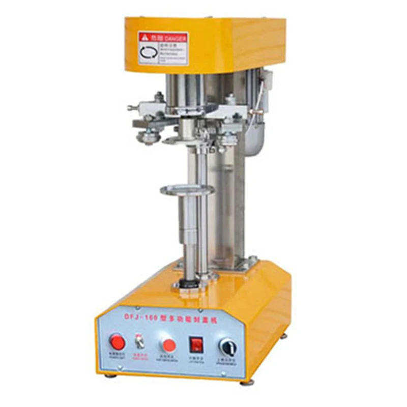 

Automatic Can Sealing Machine PET Food Plastic Cans Home Sealing Cup Tin Cans Capping Machine