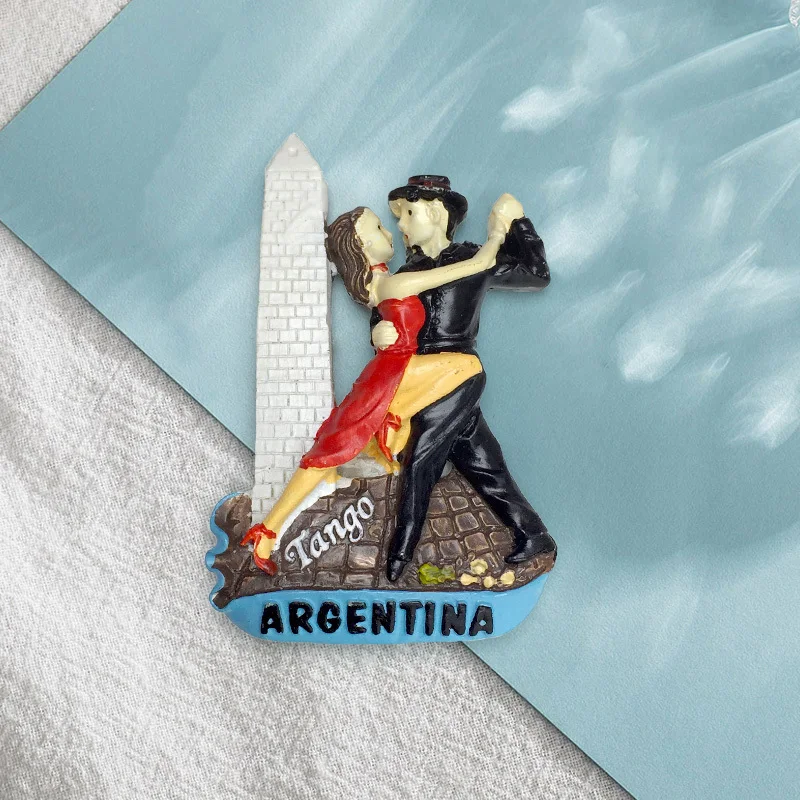 

Argentine Ethnic Style Tango Dance High-Value Refrigerator Magnet Travel Souvenir Home Use3d3D Decorative Items
