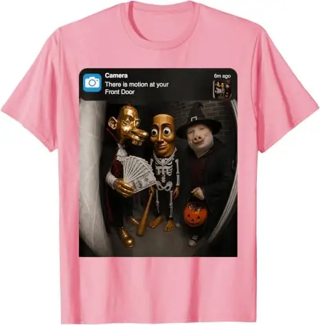 Tung Sahur Neegy Meme Doorbell John Pork Halloween-Kostüm Premium Weiches Baumwoll-T-Shirt Y2k Joke Brainrot Crew Persönlichkeitskleidung – Detail 11