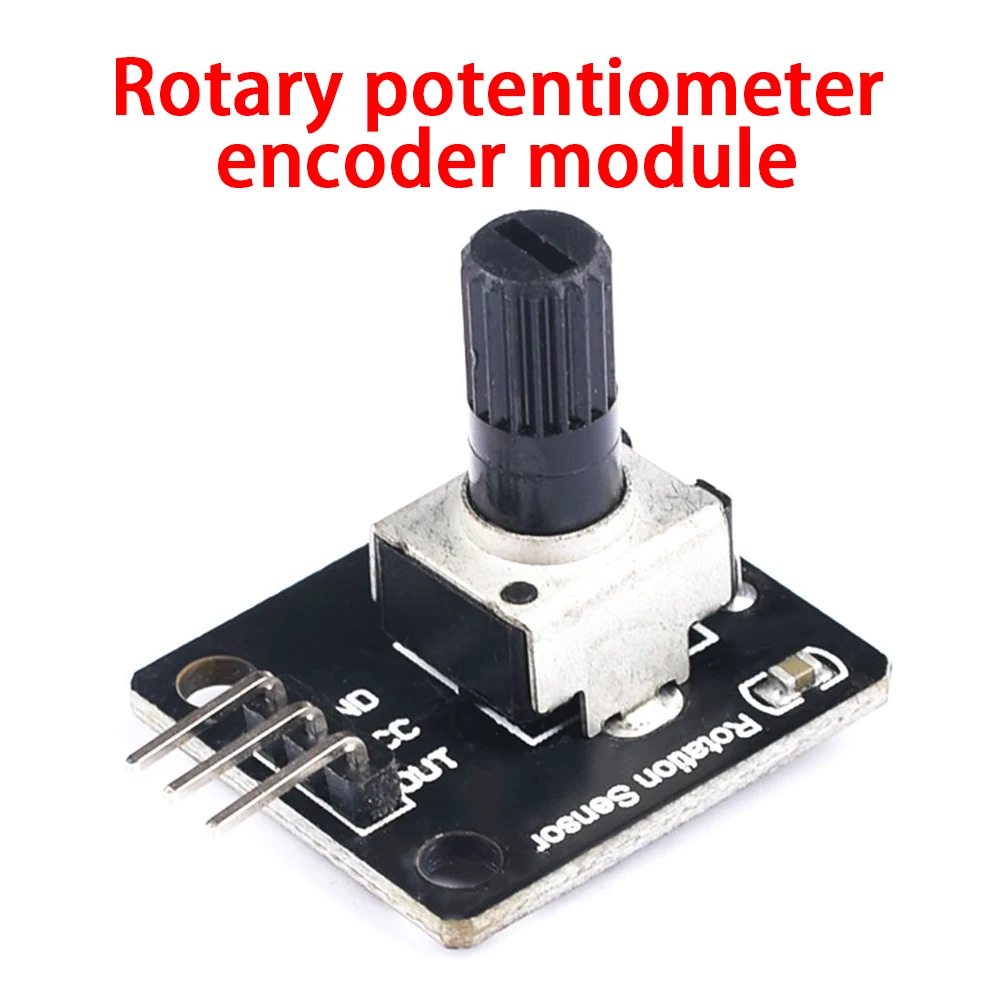 360 Degrees Rotary Encoder Module 3.3V/5V Rotary Potentiometer Analog Knob Module for Arduino RV09 Rotary Encoder EC11 Knob Cap