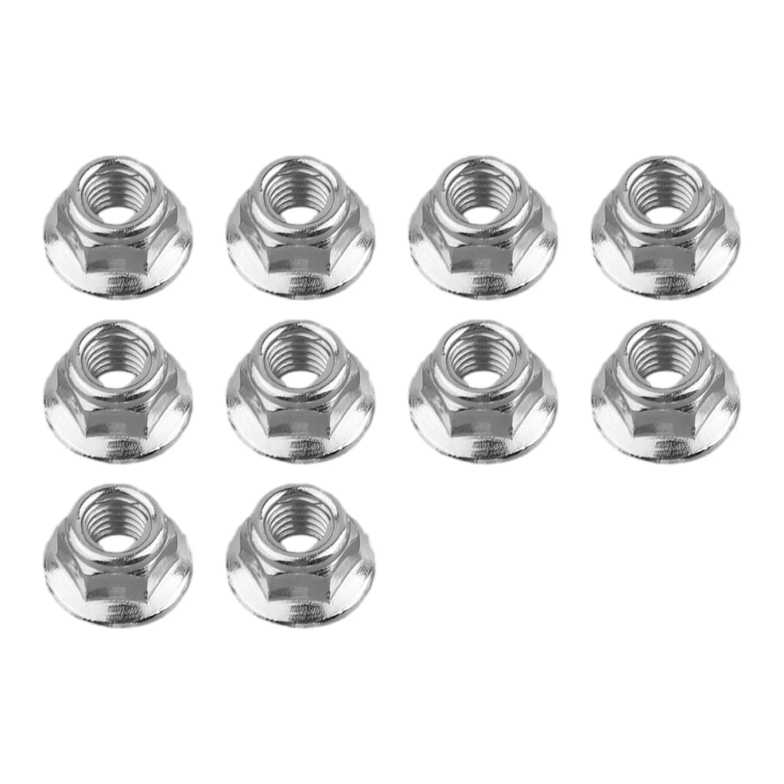 

10pcs M5 Protective Gasket Nut Stainless Steel Cap For Electric Cordless Grass Trimmer Tool Mowers Accessories