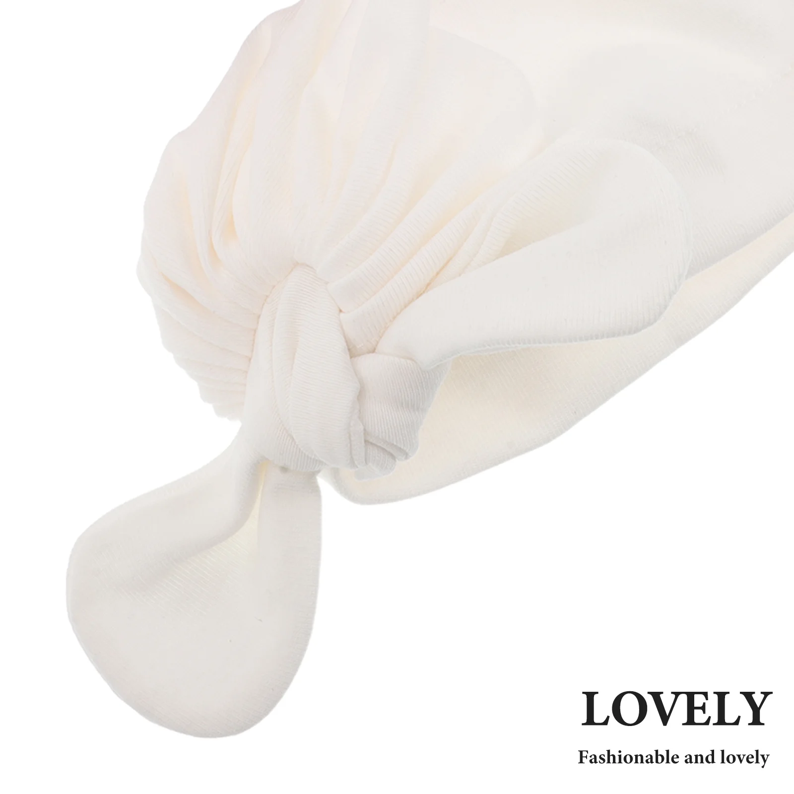 2Pcs Baby Turban Hats Cotton Soft Newborn Beanie Caps Infant Headwrap for Boys Girls Indoor Outdoor Use Newborn Hats for Boys