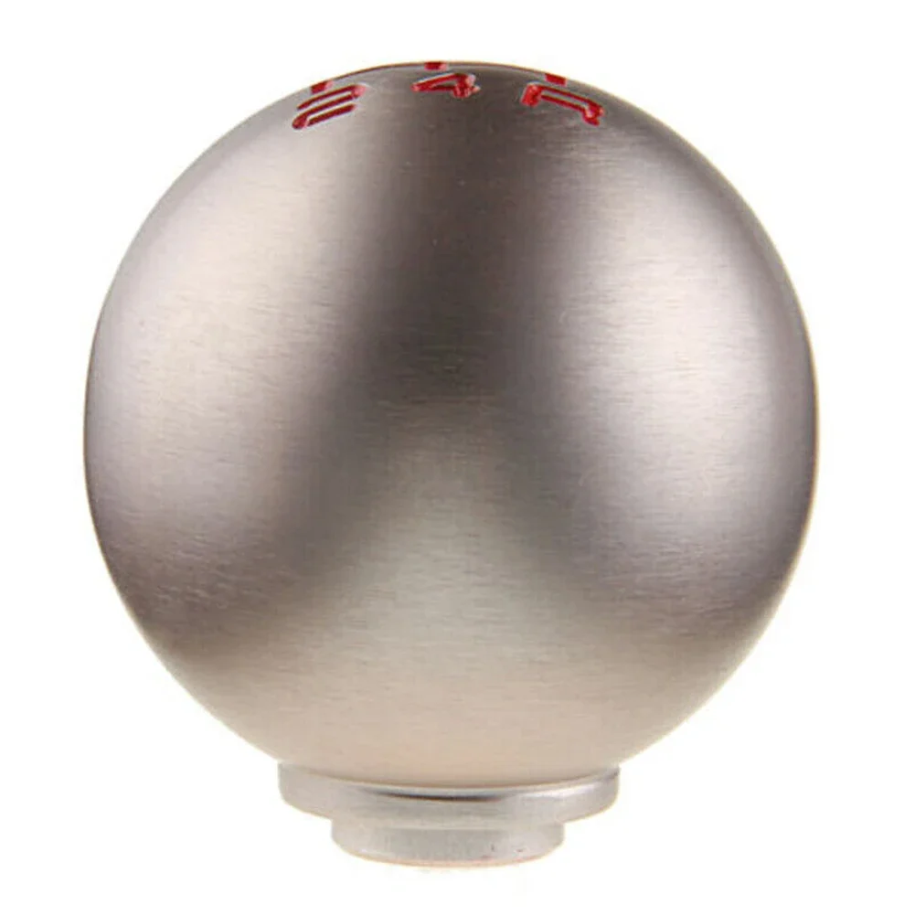

Parts Gear Shift Knob Aluminum For Honda High Quality Accessories For Civic M10x1.5 Silver 1pcs 5 Speed R Type