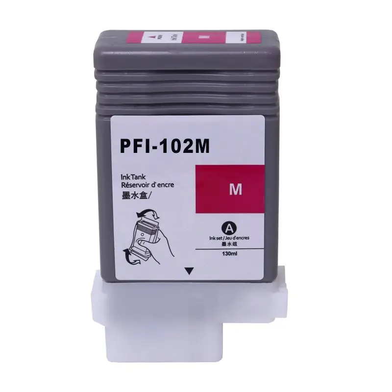 PFI-120 PFI120 130ML 5Pcs/Set Pigment Ink Cartridge Compatible for Canon TM-200 TM200 TM-205 TM205 TM-300 TM300 TM-305 TM305