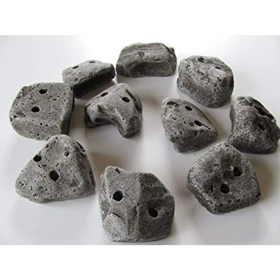 

B5-BQD7-234H 25 винтовых зацепов для скалолазания, оборудование для тренировок по скалолазанию в помещении, прочный пластик, черный цвет